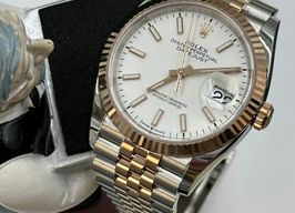 Rolex Datejust 36 126231 (2024) - Wit wijzerplaat 36mm Staal