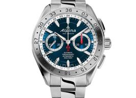 Alpina Alpiner AL-860LNS5AQ6B (2024) - Blauw wijzerplaat 44mm Staal