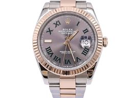 Rolex Datejust 41 126331 (2018) - Grey dial 41 mm Rose Gold case