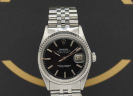 Rolex Datejust 1601 (1973) - Zwart wijzerplaat 36mm Staal