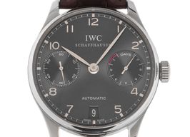 IWC Portuguese Automatic IW500106 (2012) - Grey dial 42 mm White Gold case