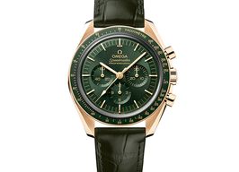 Omega Speedmaster Professional Moonwatch 310.63.42.50.10.001 (2026) - Green dial 42 mm Yellow Gold case