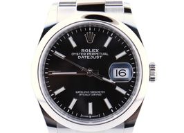 Rolex Datejust 36 126200 (2023) - Black dial 36 mm Steel case