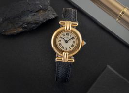 Cartier Tank Vermeil 590002 (1990) - Beige dial 24 mm Silver case