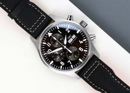 IWC Pilot Chronograph IW377713 (2017) - Brown dial 43 mm Steel case