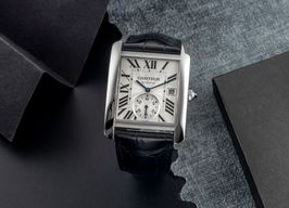 Cartier Tank MC W5330003 (Onbekend (willekeurig serienummer)) - Zilver wijzerplaat 34mm Staal