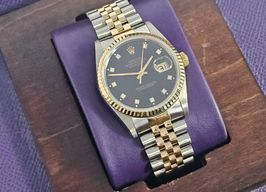 Rolex Datejust 36 16233 (1991) - Black dial 36 mm Gold/Steel case