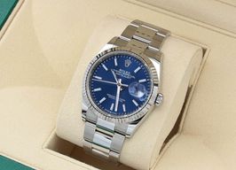 Rolex Datejust 36 126234 (Unknown (random serial)) - Blue dial 36 mm Steel case