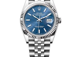 Rolex Datejust 36 126234-0049 (2024) - Blue dial 36 mm Steel case