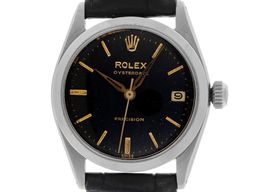Rolex Oyster Precision 6466 (1942) - Black dial 36 mm Steel case