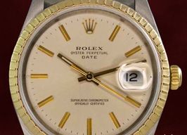 Rolex Oyster Perpetual Date 15223 (1989) - 34mm Goud/Staal