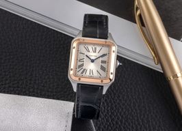 Cartier Santos Dumont W2SA0012 (Onbekend (willekeurig serienummer)) - Zilver wijzerplaat 28mm Staal