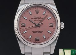 Rolex Air-King 114234 (2007) - Pink dial 34 mm Steel case