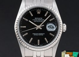 Rolex Datejust 36 16220 (1988) - Black dial 36 mm Steel case