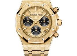 Audemars Piguet Royal Oak Chronograph 26240BA.GG.1324BA.01 (2025) - Champagne dial 41 mm Yellow Gold case