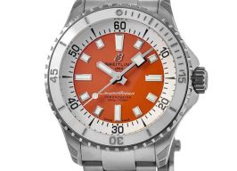 Breitling Superocean A1737721101A1 (2024) - Orange dial 36 mm Steel case