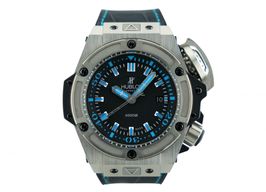 Hublot King Power 731.NX.1170.GR.CARI2 (2017) - Black dial 48 mm Titanium case