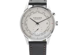 NOMOS Zürich Weltzeit 805 (2024) - White dial 40 mm Steel case