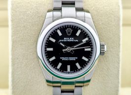 Rolex Oyster Perpetual 26 176200 (2019) - Black dial 26 mm Steel case