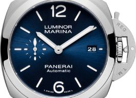 Panerai Luminor Marina PAM01370 (2026) - Blauw wijzerplaat 40mm Staal