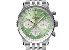Breitling Navitimer AB0139211L1A1 (2022) - Groen wijzerplaat 41mm Staal