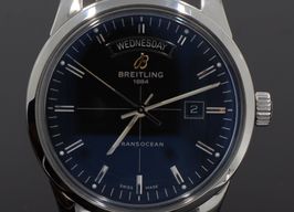 Breitling Transocean Day & Date A453109T/C921 (Unknown (random serial)) - Blue dial 43 mm Steel case