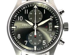 IWC Pilot Spitfire Chronograph IW387802 (2015) - Grey dial 43 mm Steel case