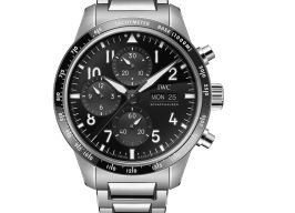 IWC Pilot Chronograph IW388304 (2025) - Zwart wijzerplaat 43mm Titanium