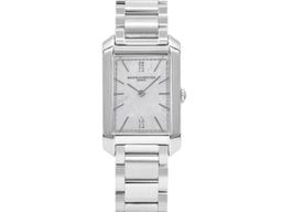 Baume & Mercier Hampton M0A10474 (2025) - Parelmoer wijzerplaat 22mm Staal