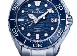 Grand Seiko Evolution 9 Collection SLGA023 (2026) - Blauw wijzerplaat 44mm Titanium