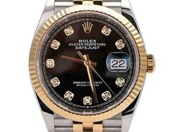 Rolex Datejust 36 126233 (2020) - Black dial 36 mm Steel case