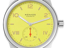 NOMOS Club 718.GB (2026) - Yellow dial 36 mm Steel case