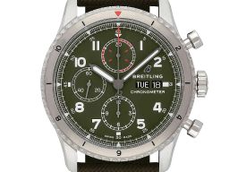 Breitling Aviator 8 A133161A1L1X2 (2023) - Green dial 43 mm Steel case