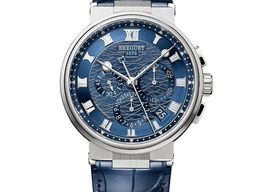 Breguet Marine 5527BB/Y2/9WV (2024) - Blauw wijzerplaat Onbekend Witgoud