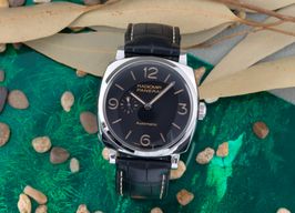 Panerai Radiomir 1940 3 Days Automatic PAM00572 (Onbekend (willekeurig serienummer)) - Zwart wijzerplaat 45mm Staal