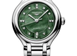 Longines PrimaLuna L8.123.4.07.6 (2026) - Green dial 30 mm Steel case