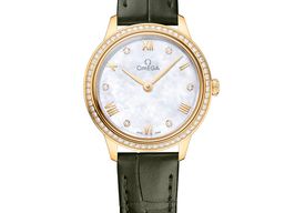 Omega De Ville 434.58.28.60.55.002 (2025) - White dial 28 mm Yellow Gold case