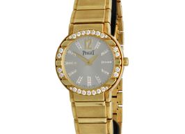 Piaget Polo 27501 (2000) - Silver dial 28 mm Yellow Gold case