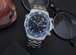 Omega Seamaster Diver 300 M 2225.80.00 (Onbekend (willekeurig serienummer)) - Blauw wijzerplaat 42mm Staal