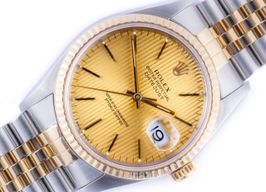 Rolex Datejust 36 16233 (1991) - Champagne dial 36 mm Gold/Steel case