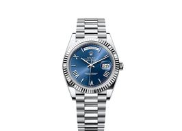 Rolex Day-Date 40 228236 (2025) - Blauw wijzerplaat 40mm Platina