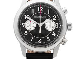 Revue Thommen Airspeed 16064.6737 (2011) - Zwart wijzerplaat 44mm Staal