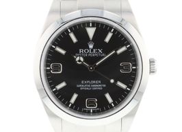 Rolex Explorer 214270 (2013) - Black dial 39 mm Steel case