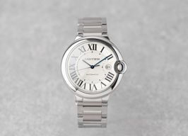 Cartier Tank WSTA0052 (Onbekend (willekeurig serienummer)) - Wit wijzerplaat 34mm Staal