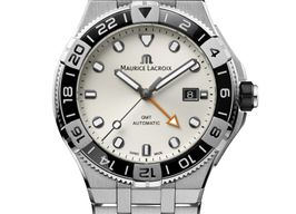Maurice Lacroix Aikon AI6158-SS00F-130-A (2023) - Wit wijzerplaat 43mm Staal