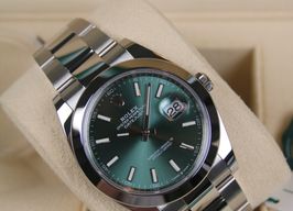 Rolex Datejust 41 126300 (2024) - Groen wijzerplaat 41mm Staal