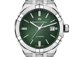 Maurice Lacroix Aikon AI6008-SS002-630-1 (2023) - Groen wijzerplaat 42mm Staal
