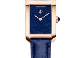 Baume & Mercier Hampton M0A10674 (2025) - Blue dial 35 mm Rose Gold case