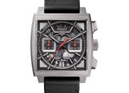 TAG Heuer Monaco CBL2183.FT6236 (2025) - Zwart wijzerplaat 39mm Titanium