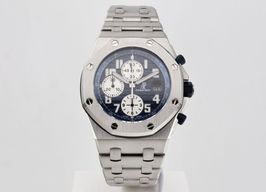 Audemars Piguet Royal Oak Offshore Chronograph 25721ST.OO.1000ST.09.A (Onbekend (willekeurig serienummer)) - Blauw wijzerplaat 42mm Staal